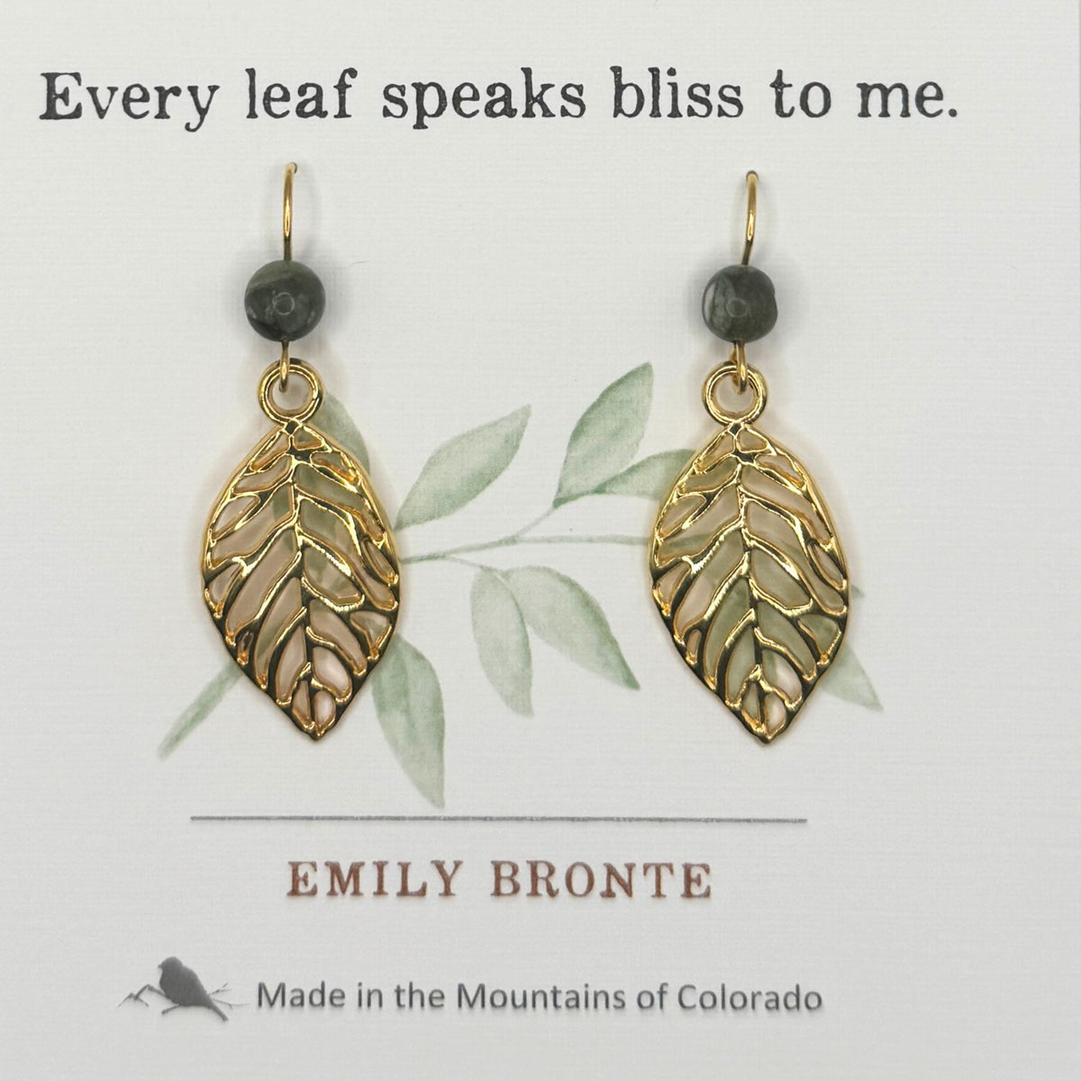 "Blissful Leaf" Earrings