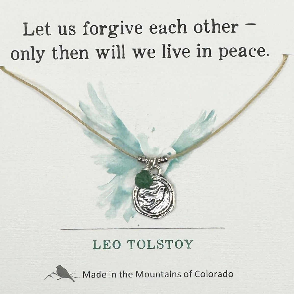 "Live in Peace" Necklace