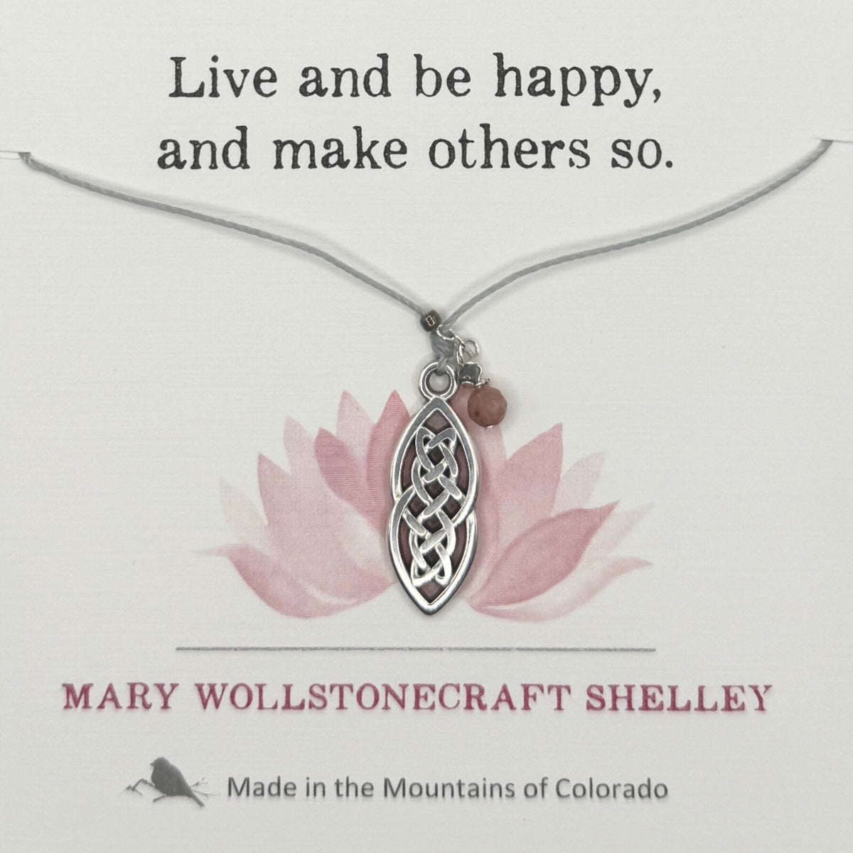 "Live and be Happy" Necklace