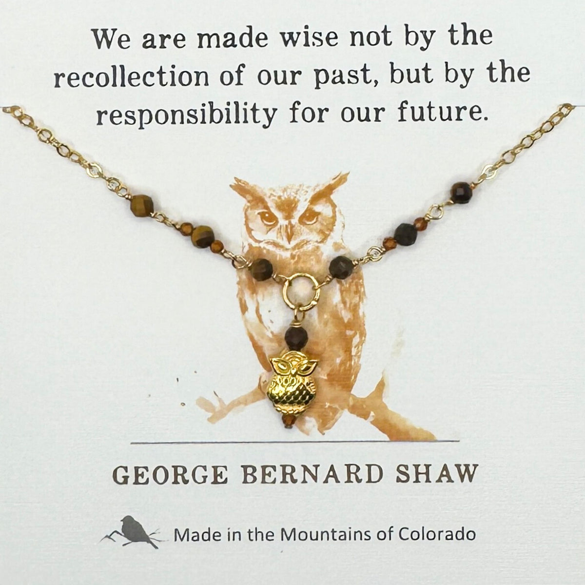 "We are made Wise" Necklace