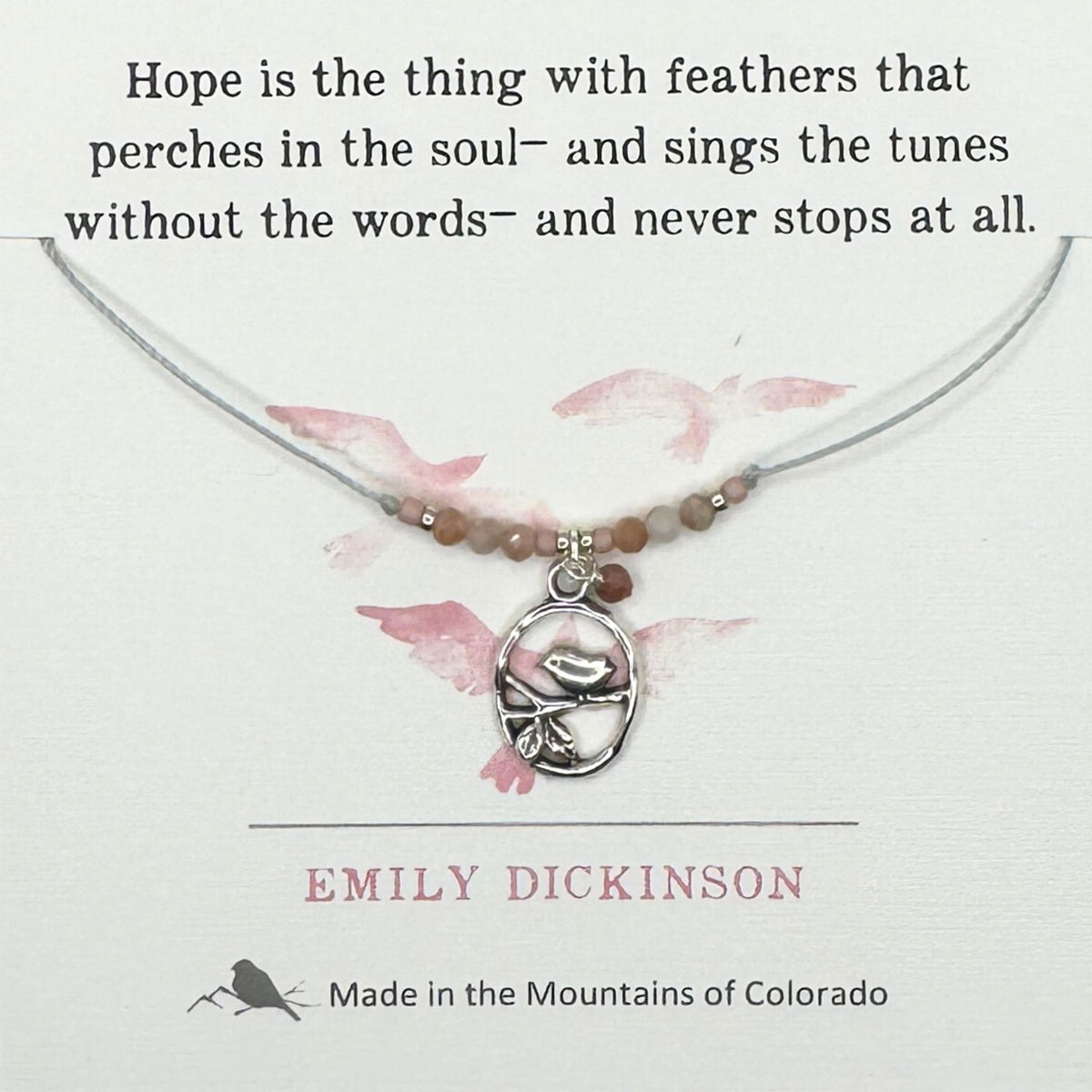 "Hope is the Thing" Necklace
