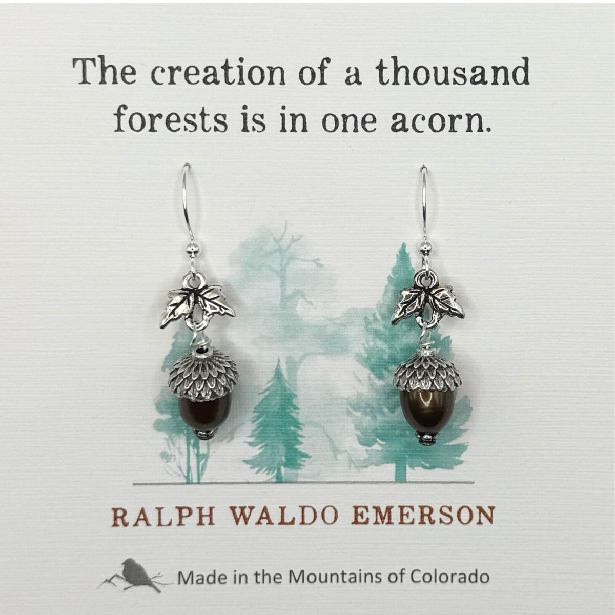 "One Acorn" Earrings
