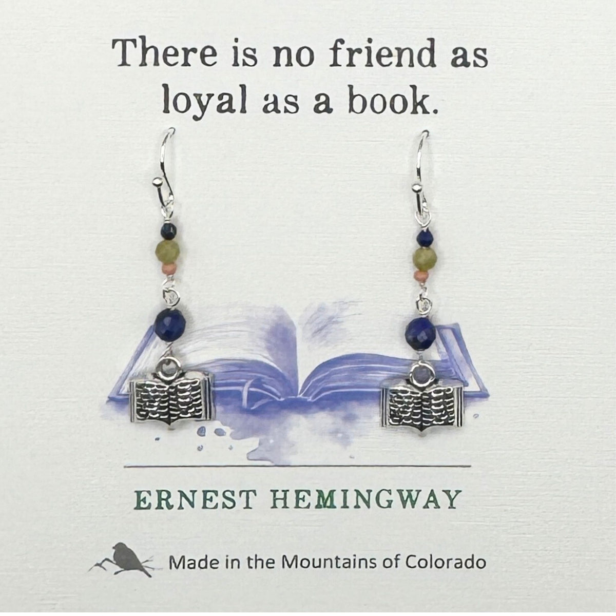 "Book" Earrings