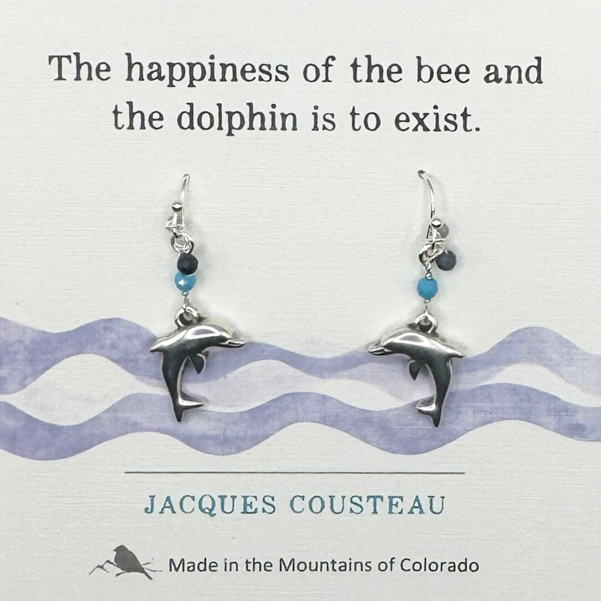"Happy Dolphin" Earrings