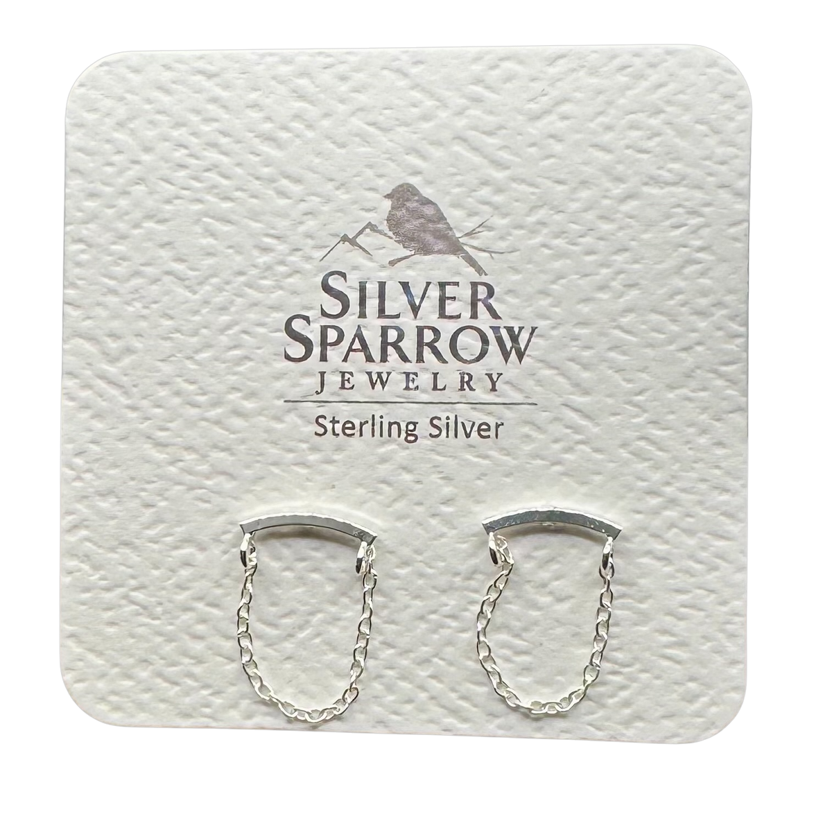 Minimalist sterling stud earrings