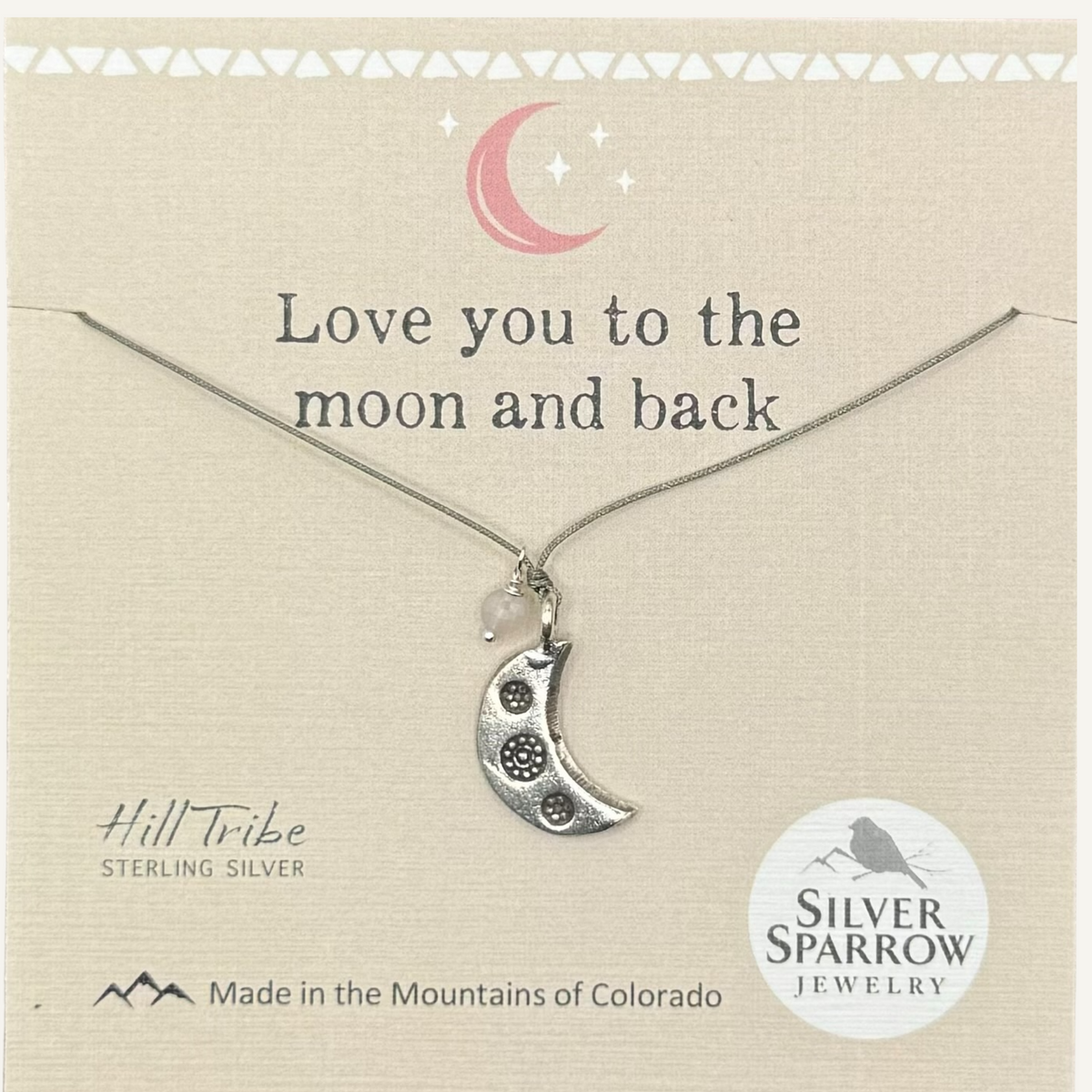 Love you to the moon and back necklace