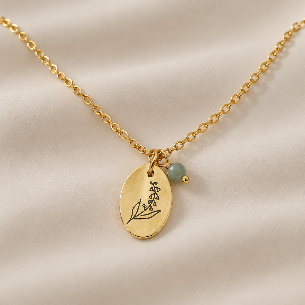 May Birth Flower Necklace