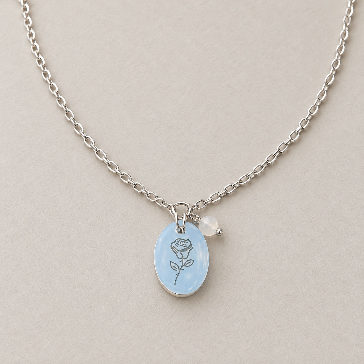 June Birth Flower Necklace