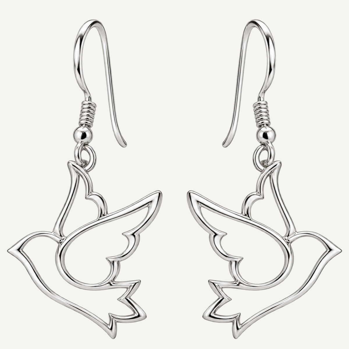 Sterling Bird earrings