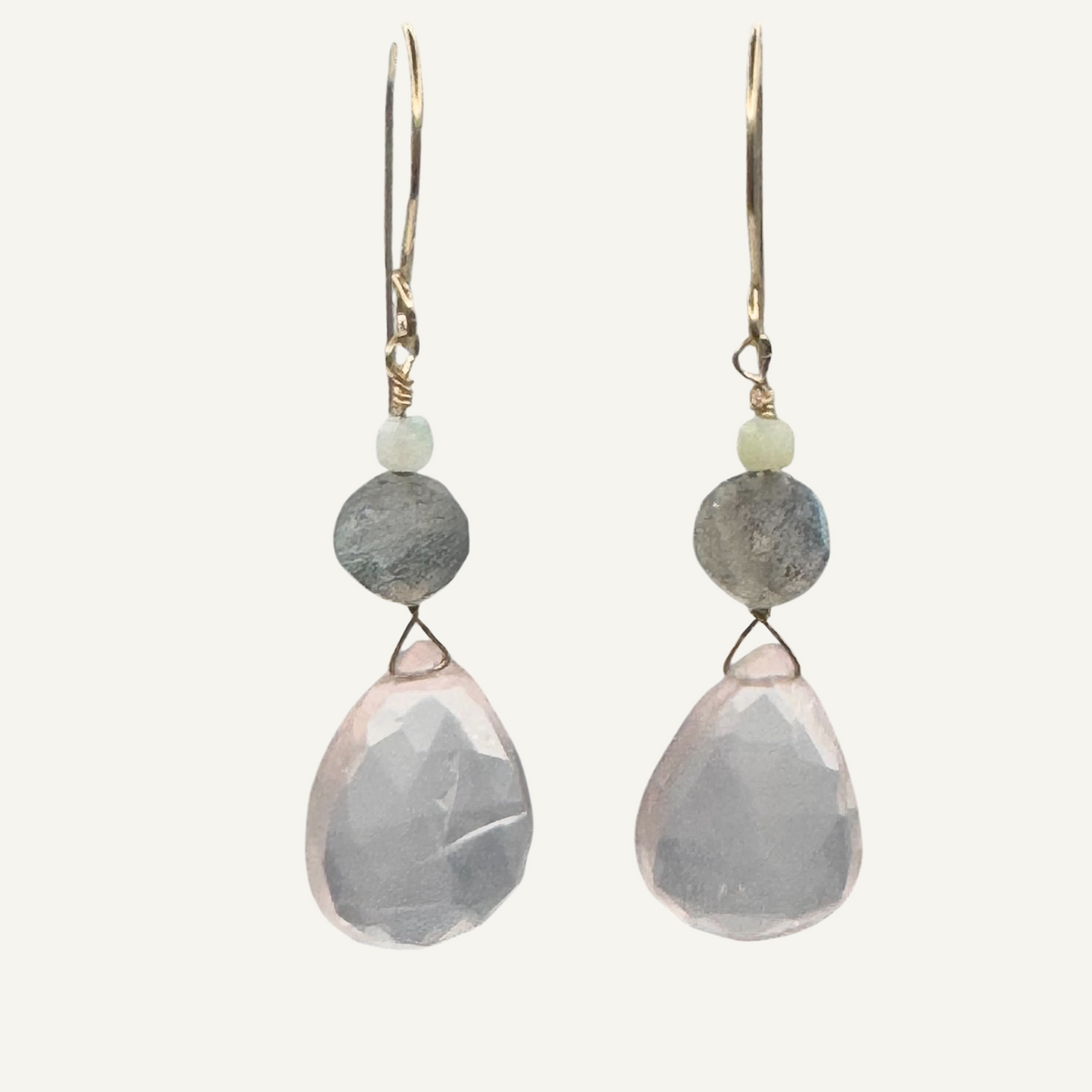 Rose Quartz earrings