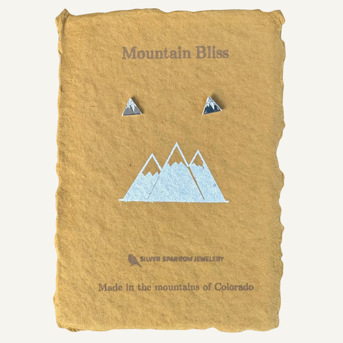 Mountain bliss stud earrings