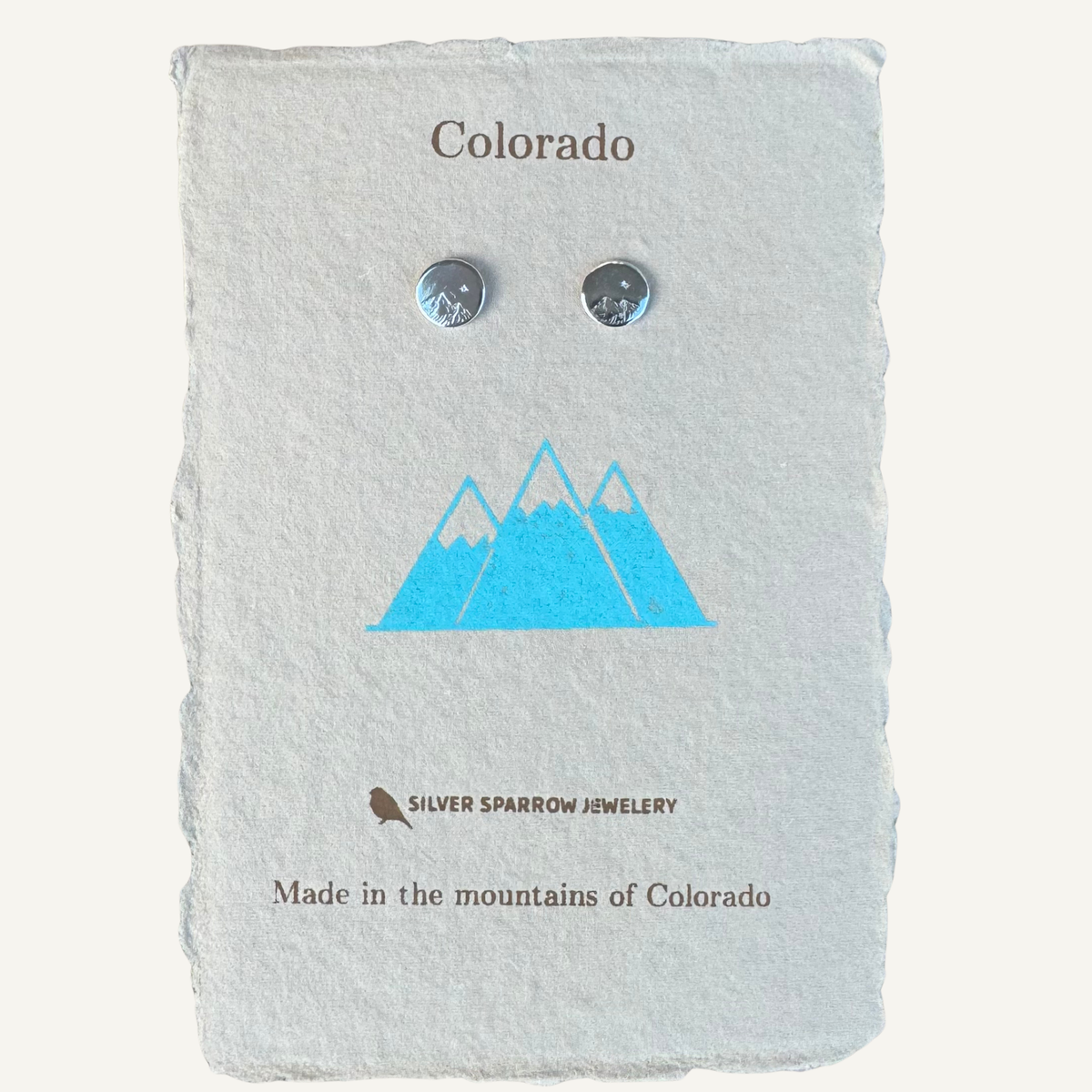 Colorado sterling stud earrings