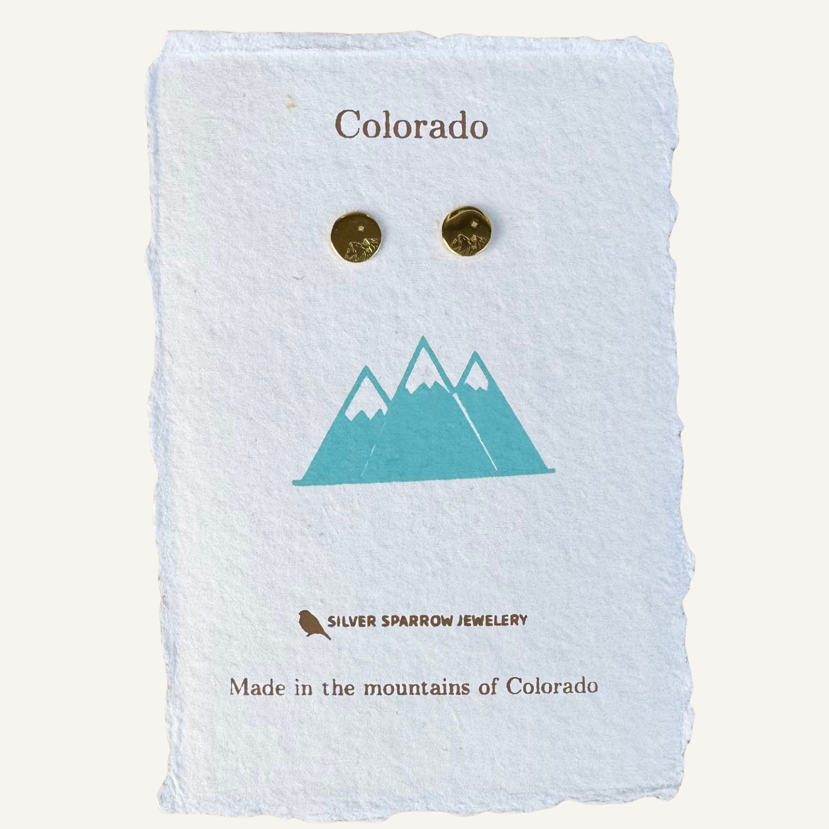 Colorado gold mountain studs