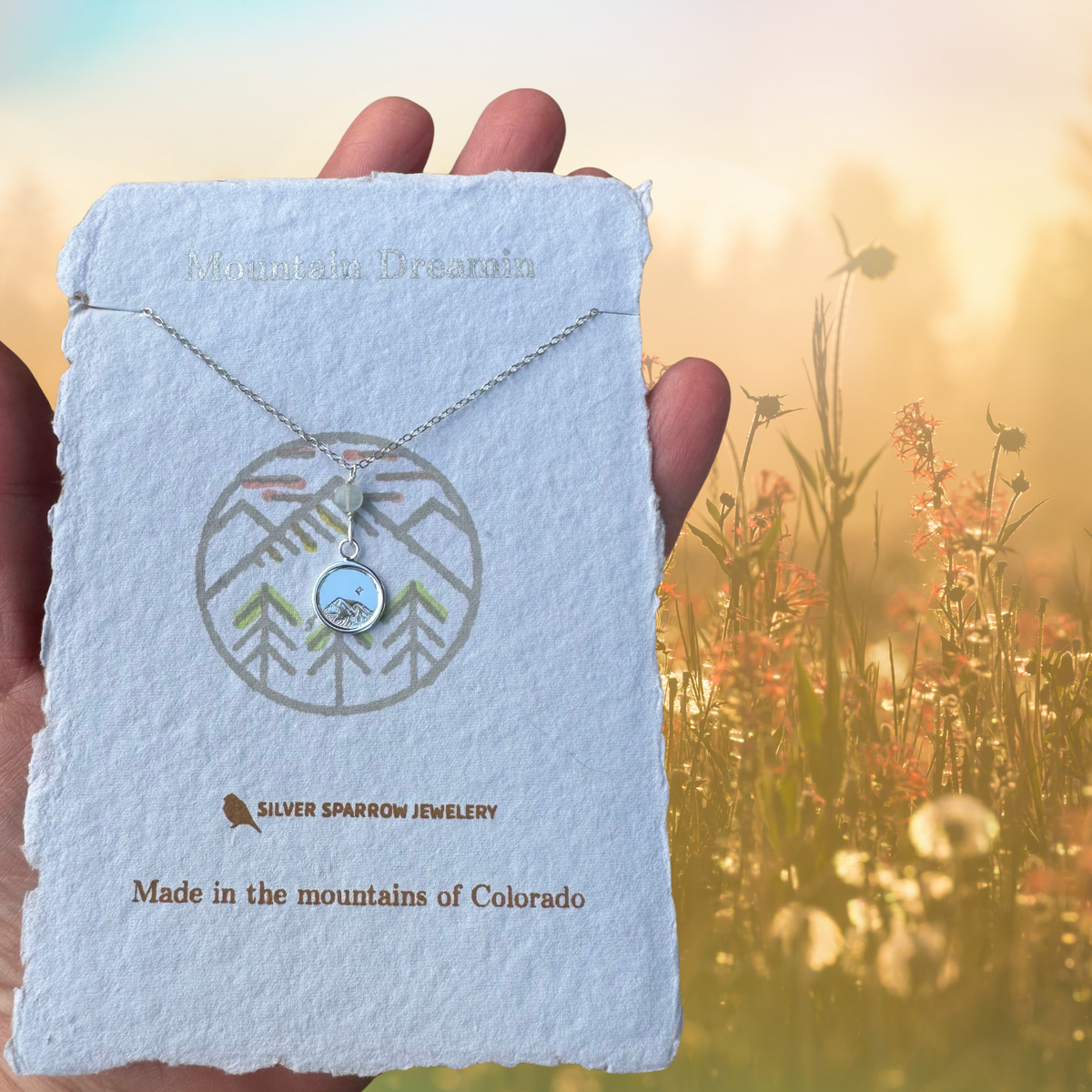 Mountain Dreamin' sterling necklace