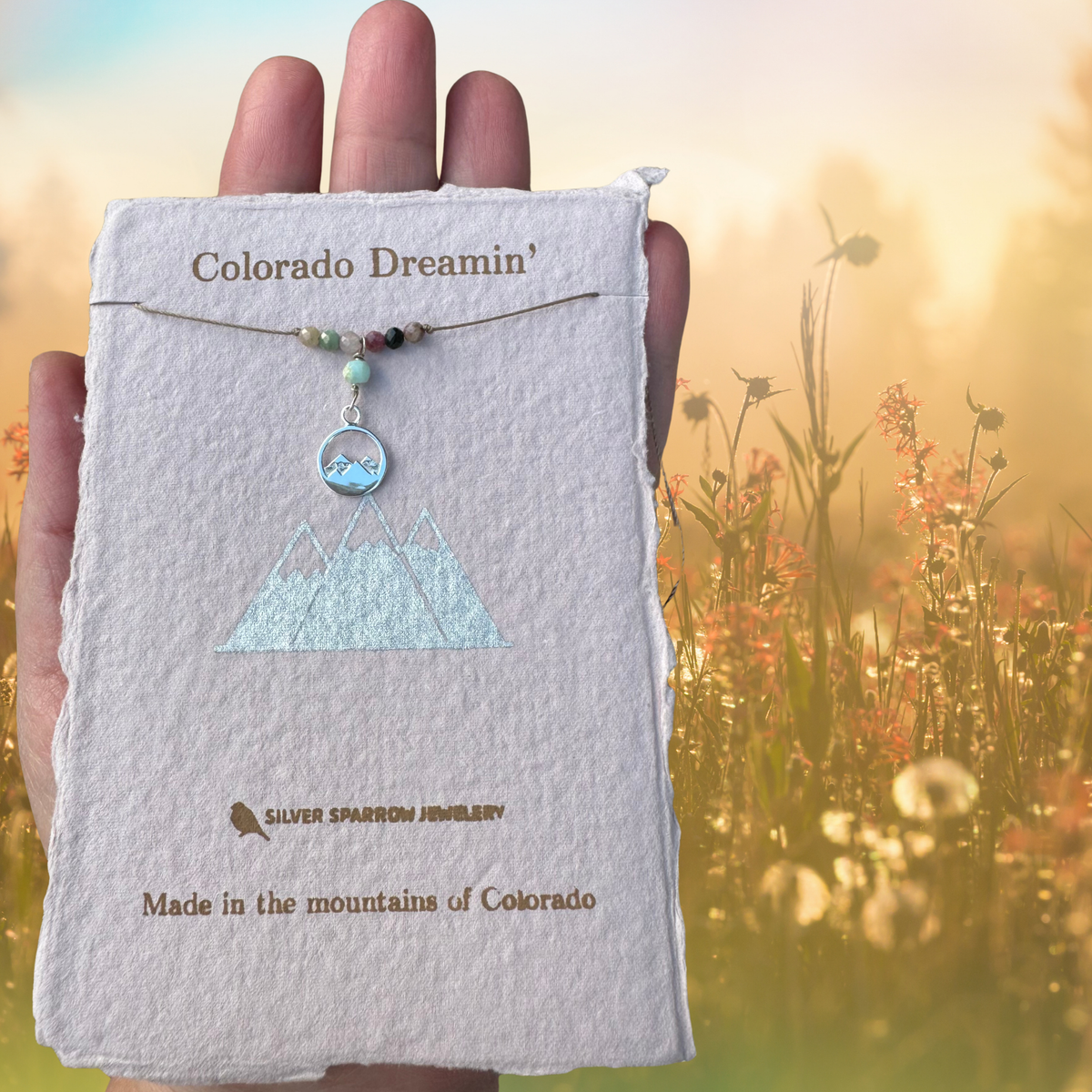 Colorado Dreamin Mountain Necklace