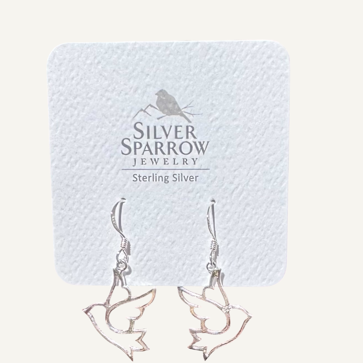 Sterling Bird earrings