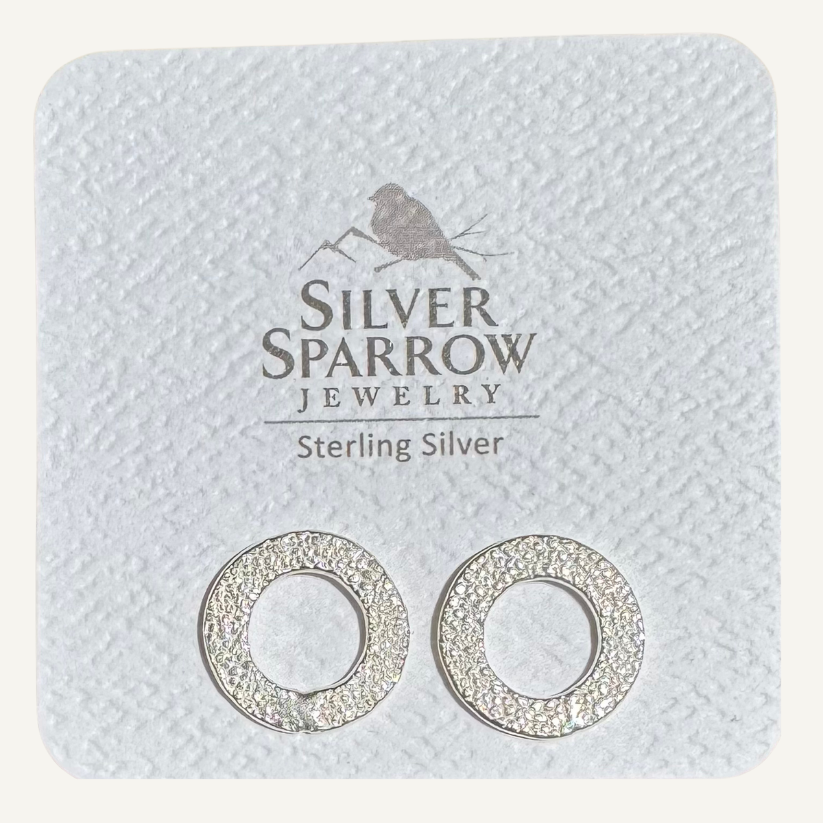 Hill Tribe Circle stud earrings