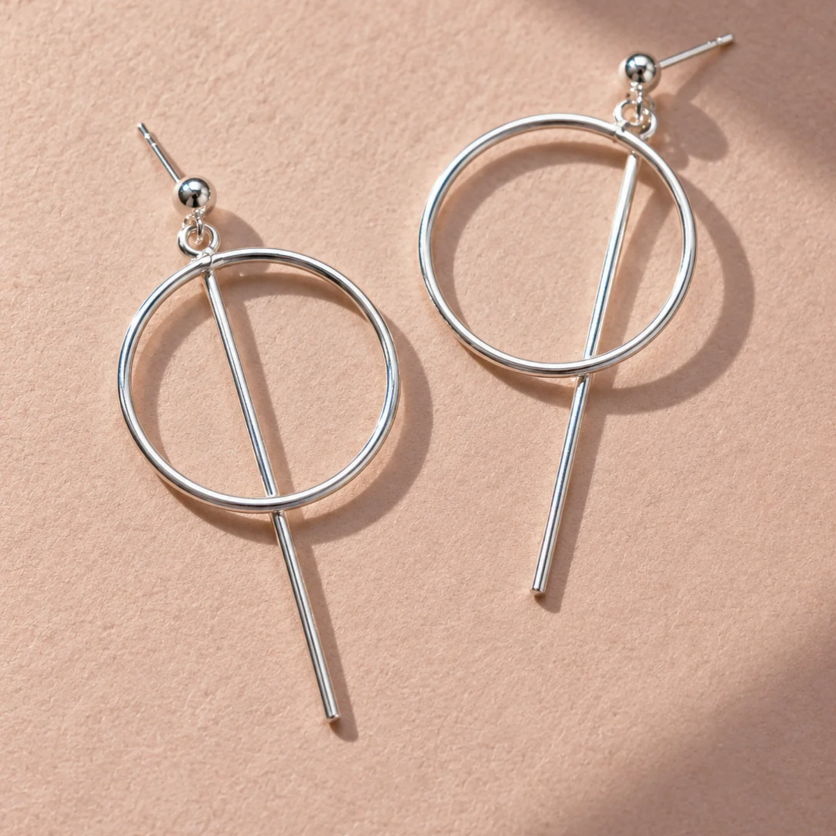 Modern Balance Studs | Sterling Silver
