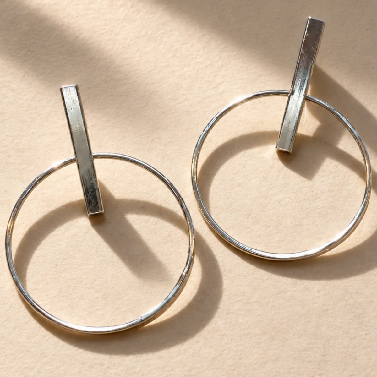 Elemental Geometry Studs | Sterling Silver