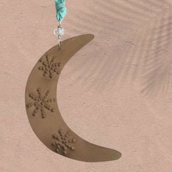 Wall Hanging, Brass moon