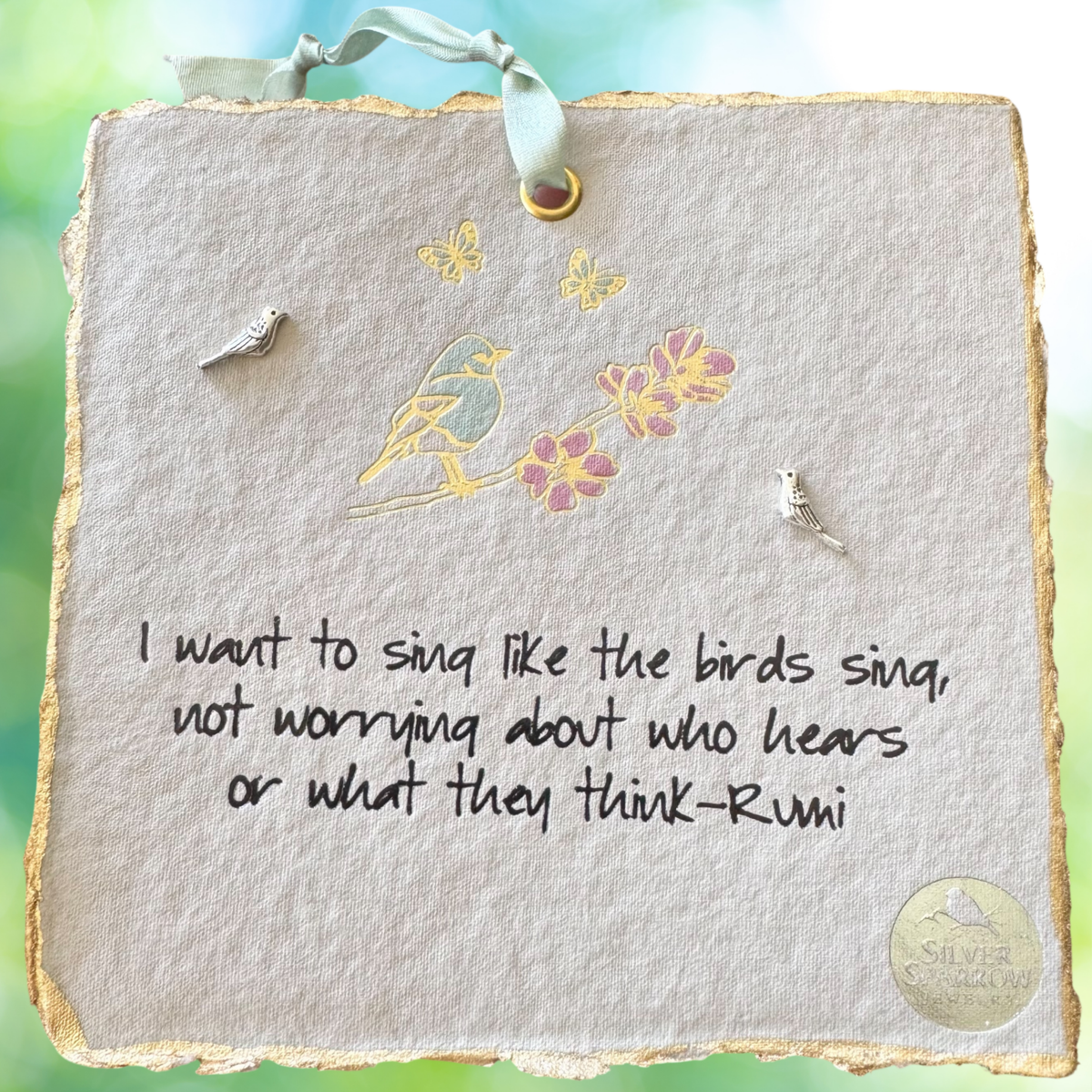 Sterling paloma bird stud earrings