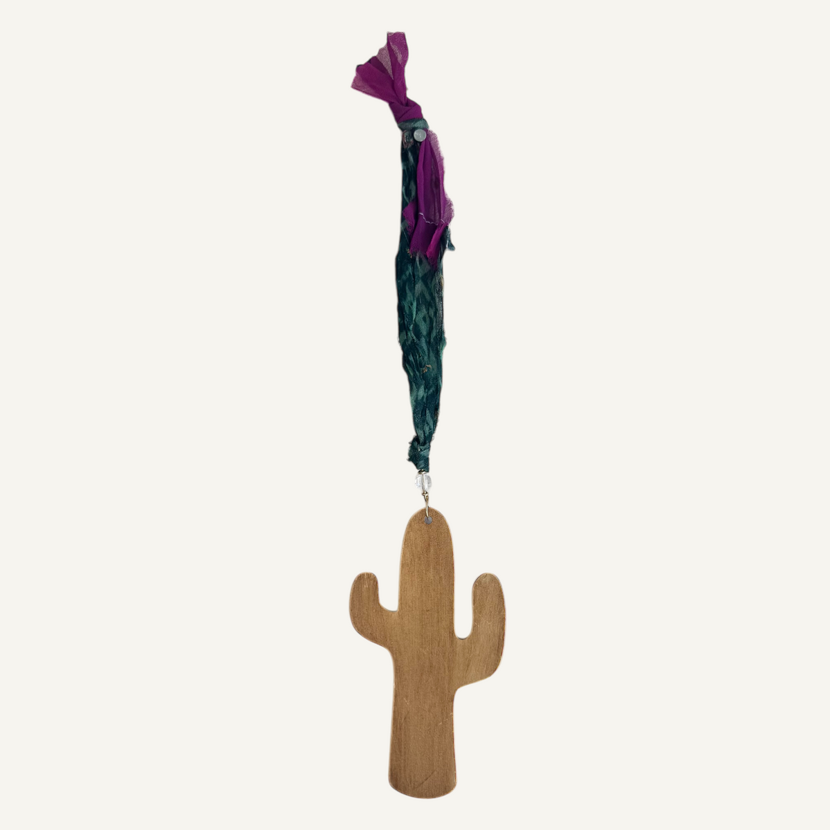 Wall Hanging, Decorative brass cactus