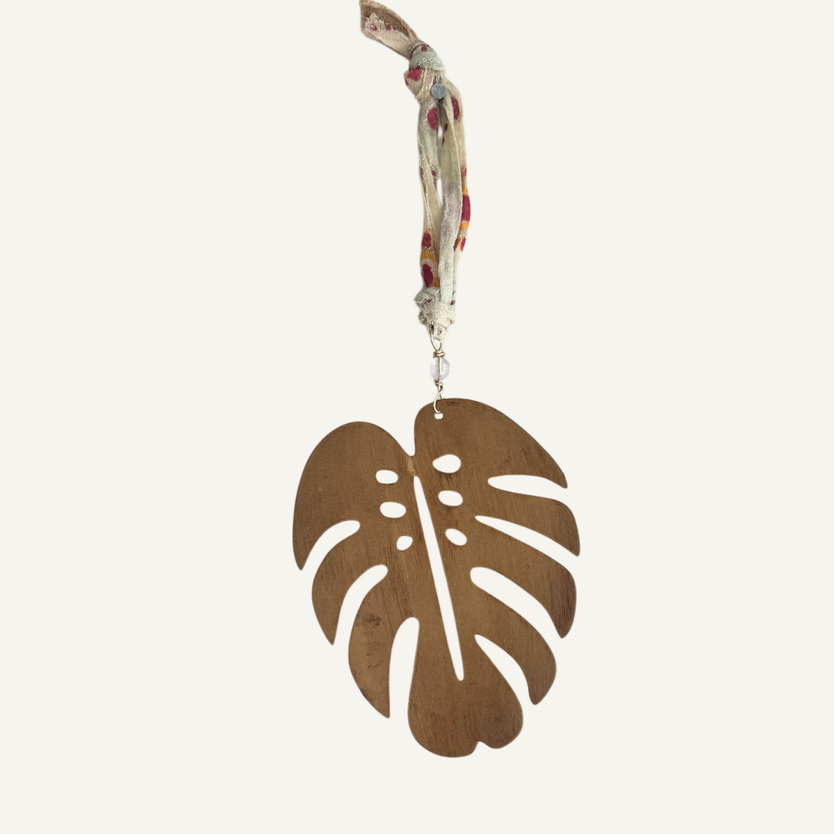 Wall Hanging, brass monstera leaf