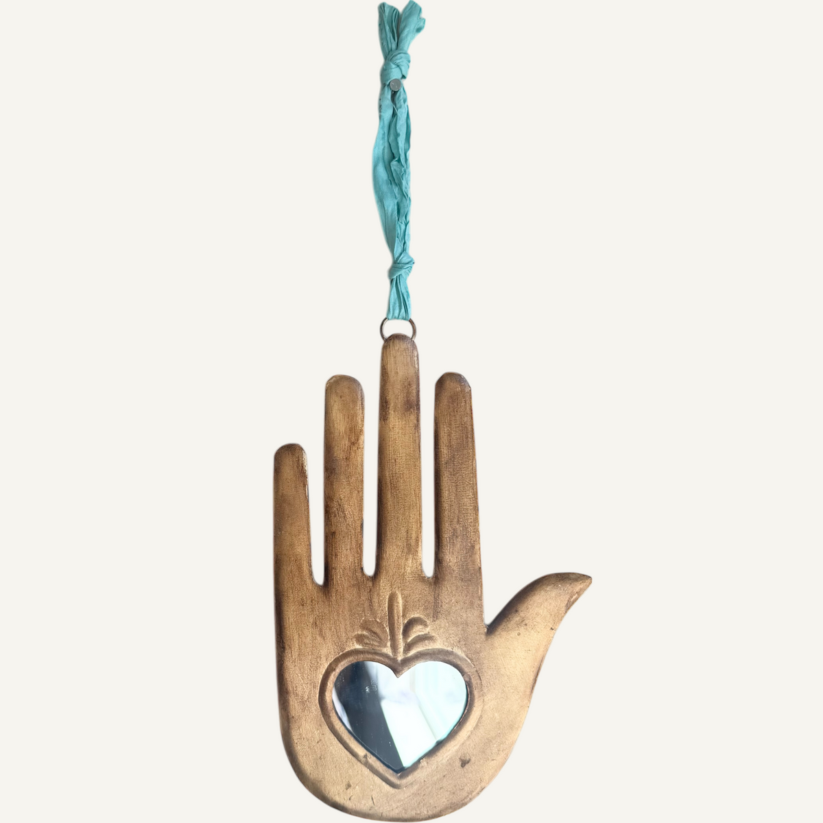 Wall Hanging, Brass Hamsa