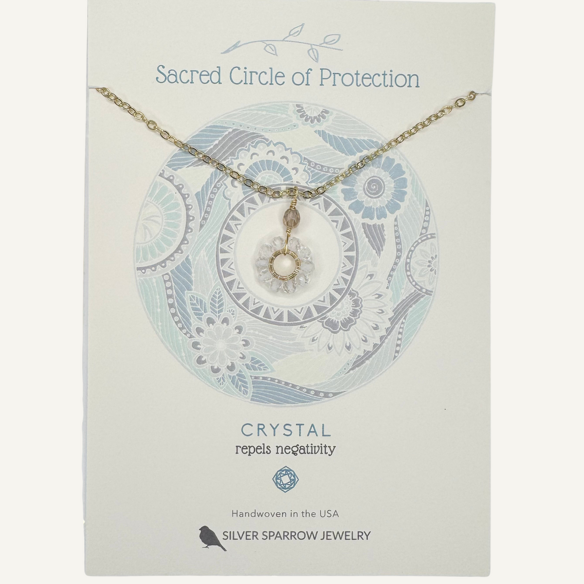 Gold Necklace-Sacred circle of protection