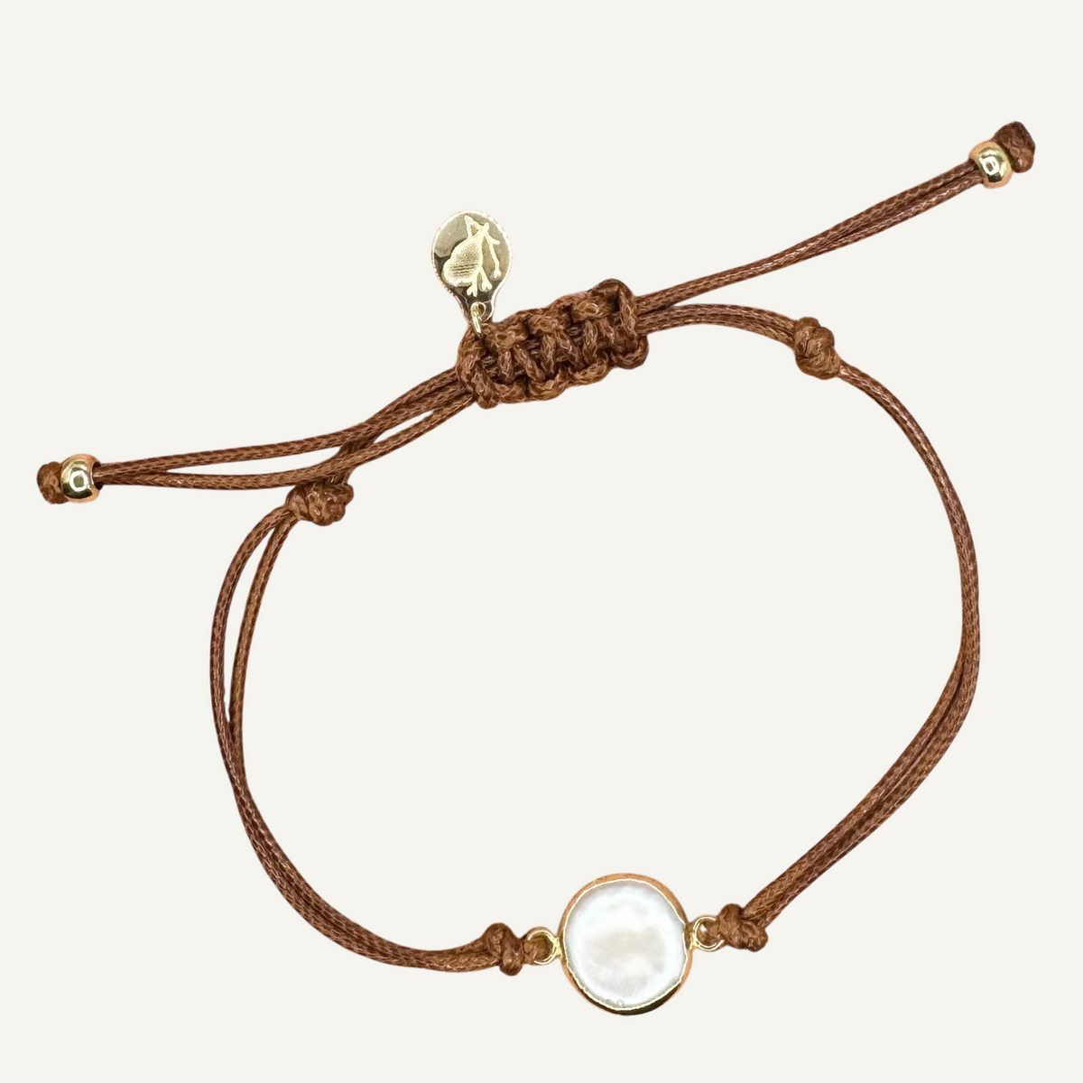 Pearl adjustable bracelet