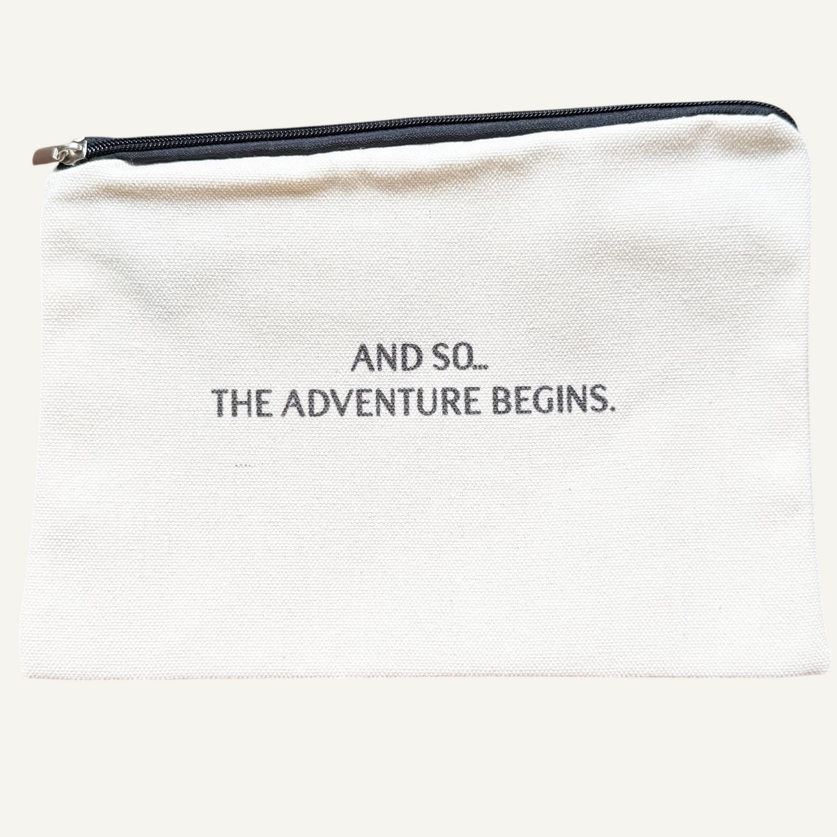 Canvas Pouch, and so.. the adventure begins