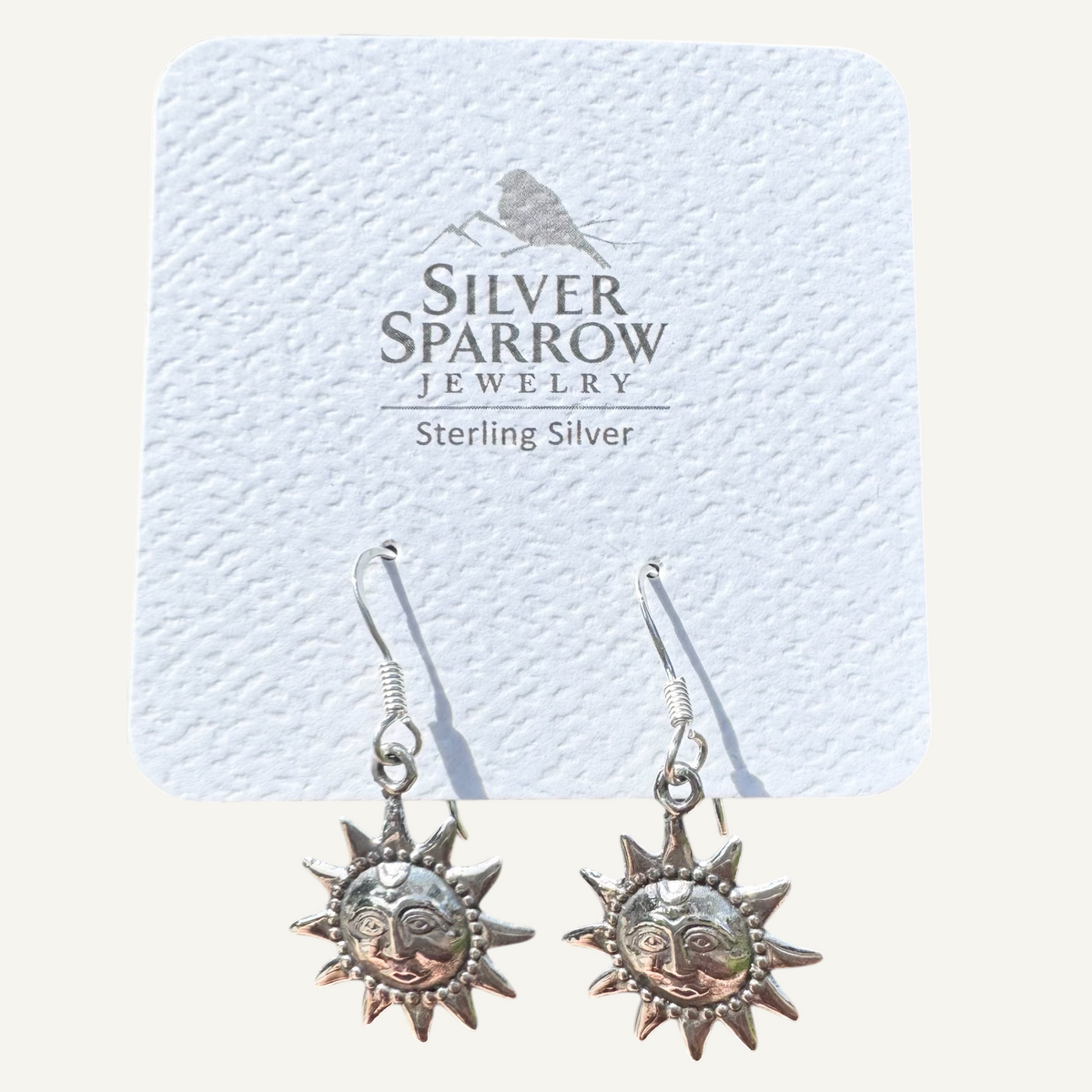 Celestial Sun Sterling Silver earrings